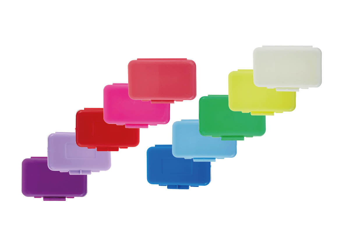 MORSA Orthodontic Wachs, Standard,  verschiedenfarbige Dosen "Mix-Color"