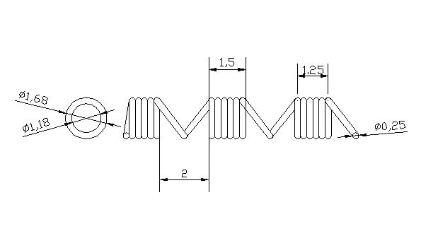 NiTi Distalisierungsfeder