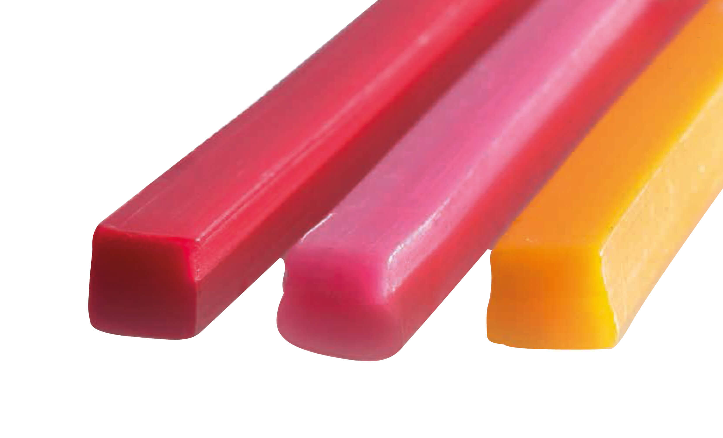 Bissnahmewachs in Stangen, mit Rille, 490 g