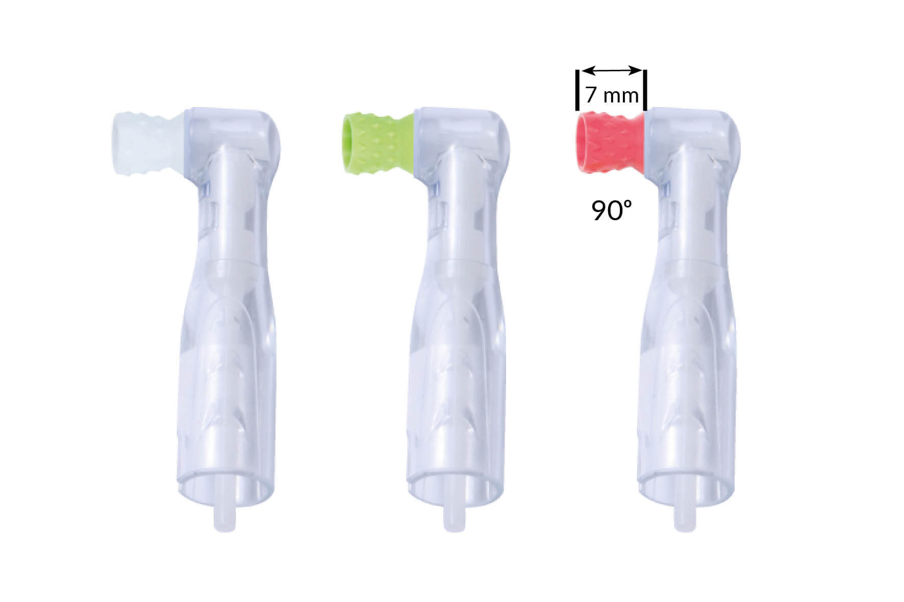 Einweg-Prophy-Angles, Polierkelch, 60°-Drehung, extra soft (Red)