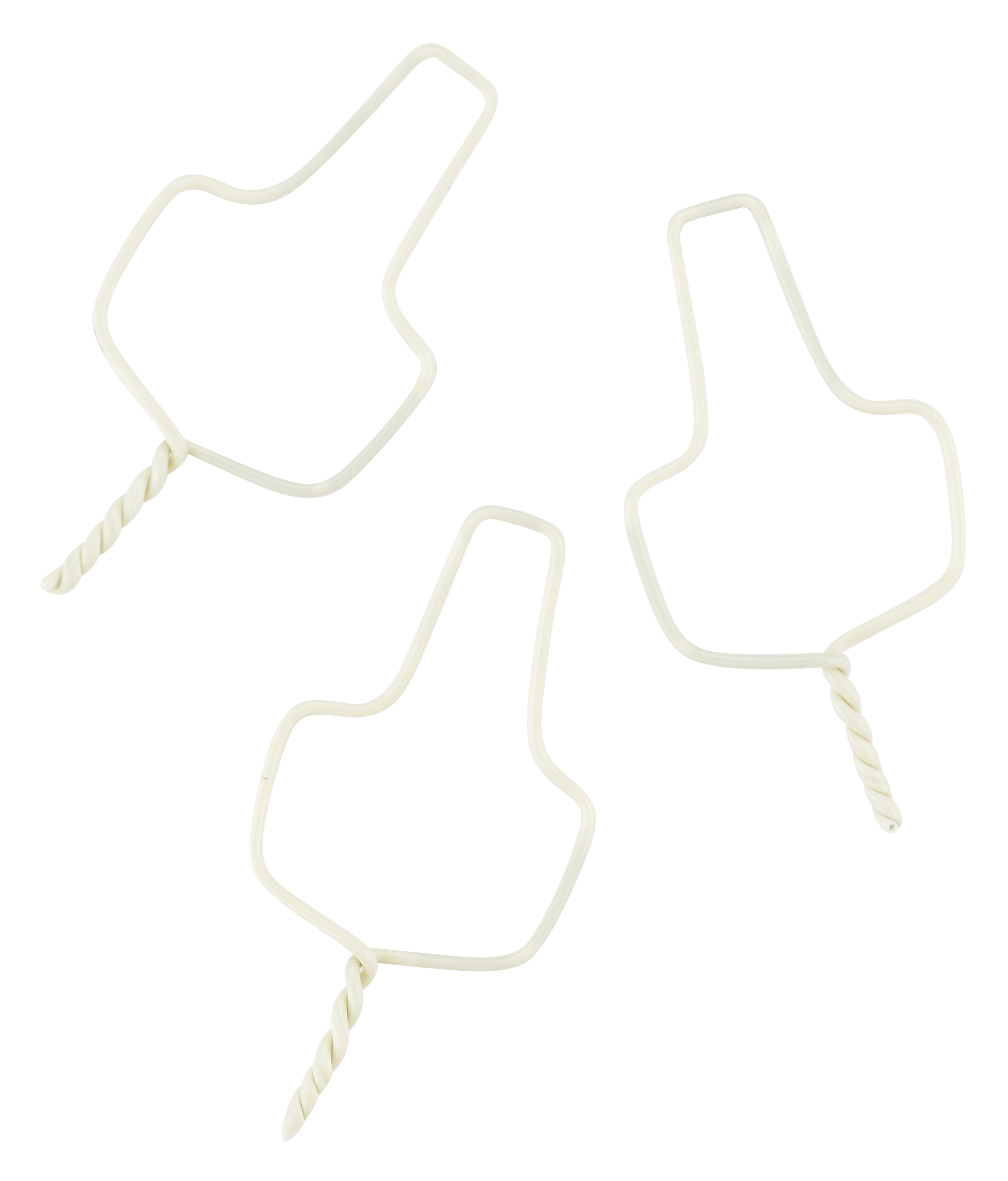 Wire ligatures 0.012", tooth-colored coated, short