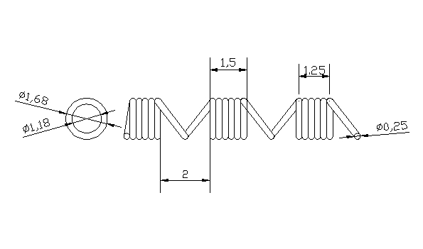 NiTi Distalisierungsfeder