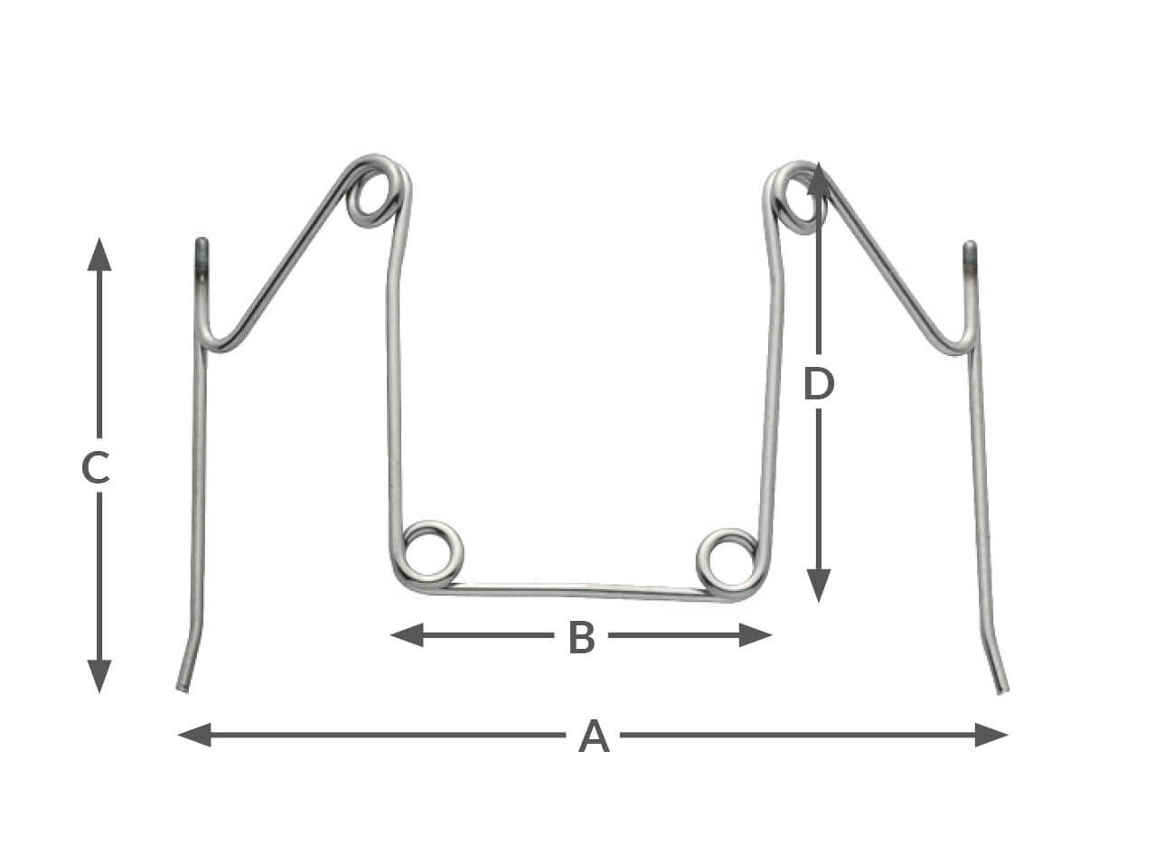 Feder Quad Helix, Größe 2