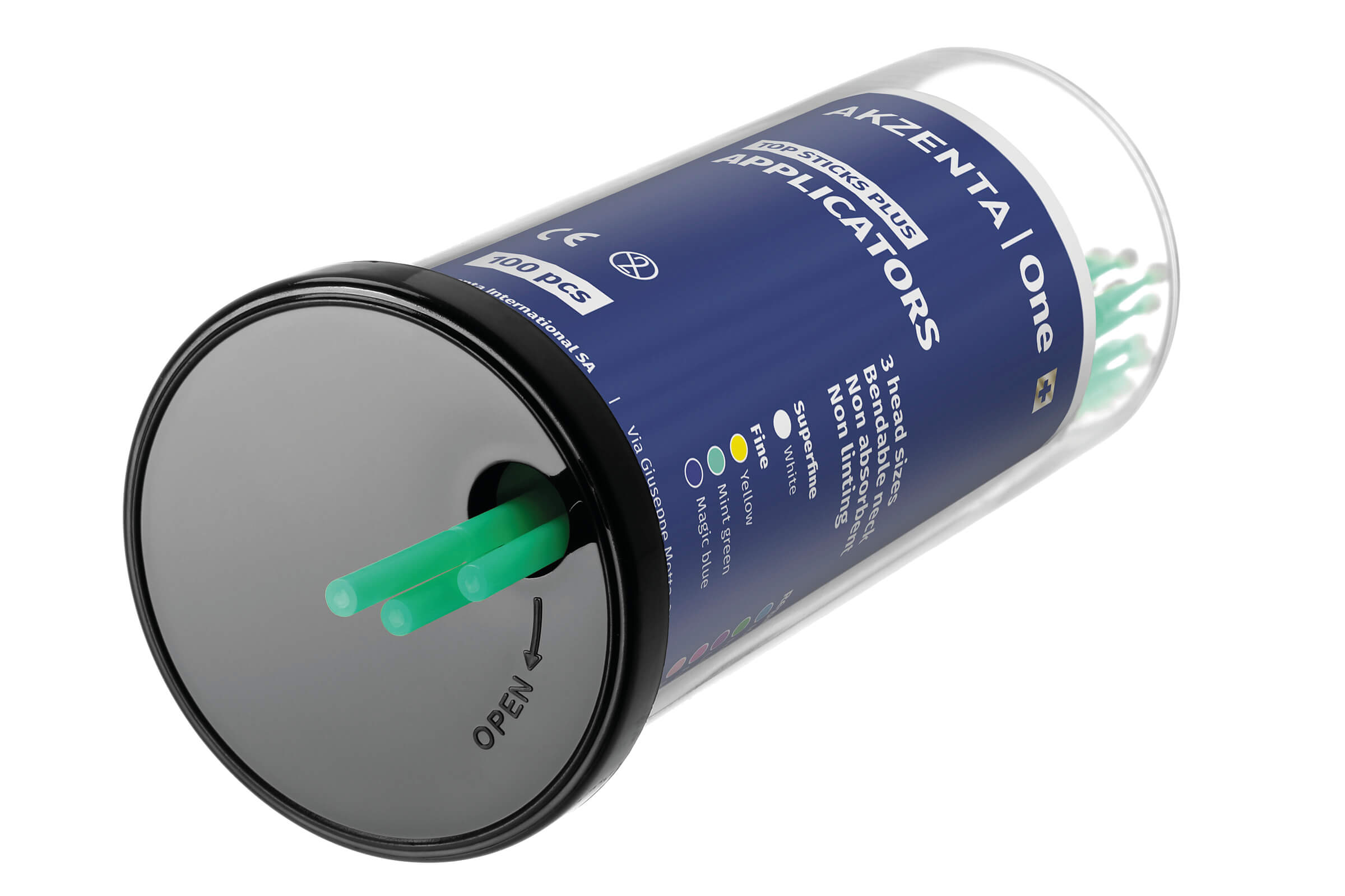 Mikro-Applikatoren, fein (mint grün)