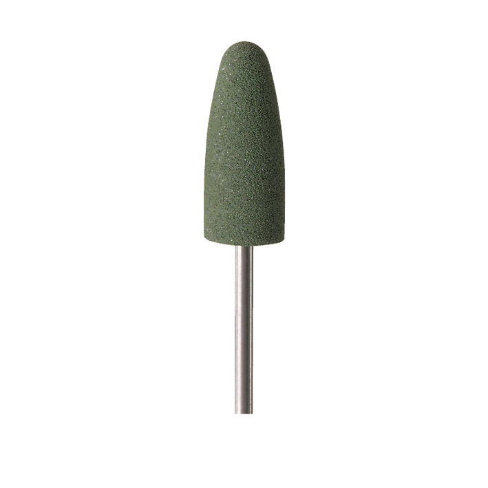 Silicone polisher, grenade, coarse (green)